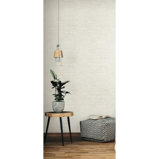 RoomMates Faux Grasscloth Peel & Stick Wallpaper